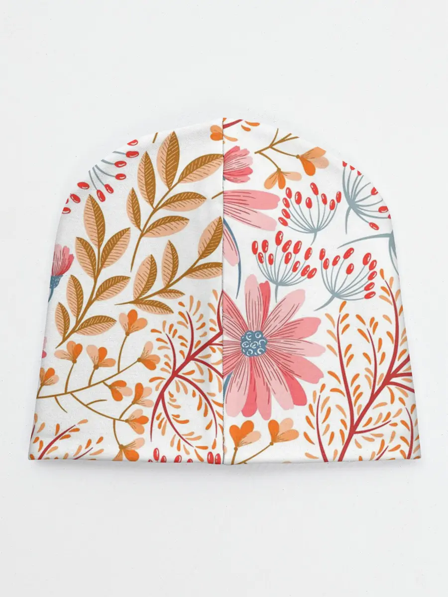 Детская шапка / Цветы