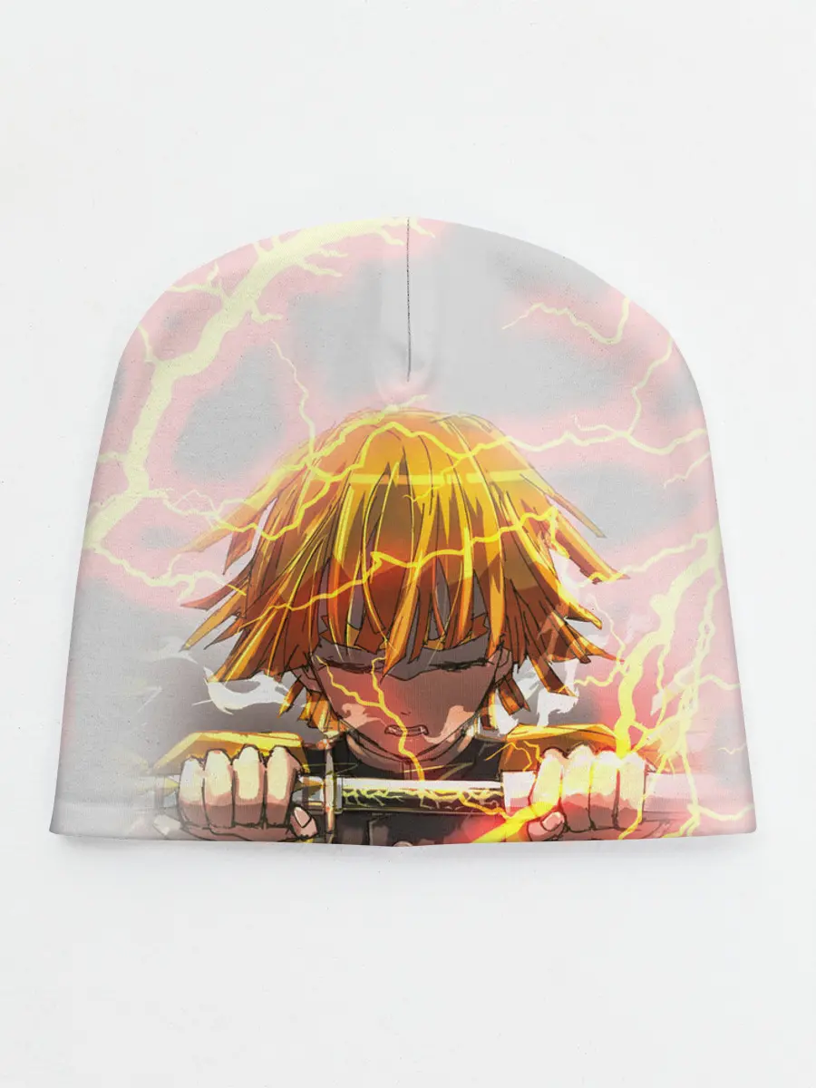 Детская шапка / Kimetsu no yaiba достает меч