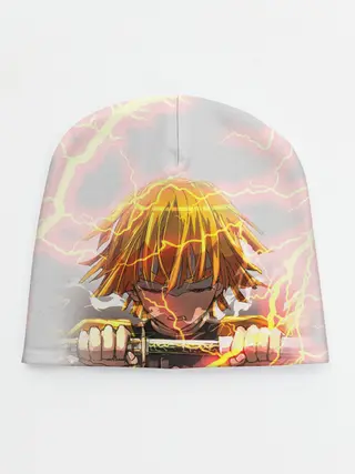 Детская шапка / Kimetsu no yaiba достает меч