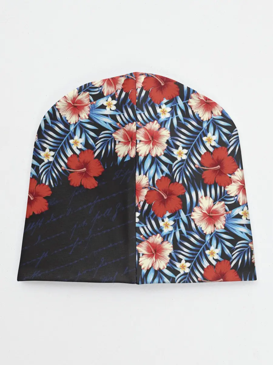 Детская шапка / Flowers with inscriptions