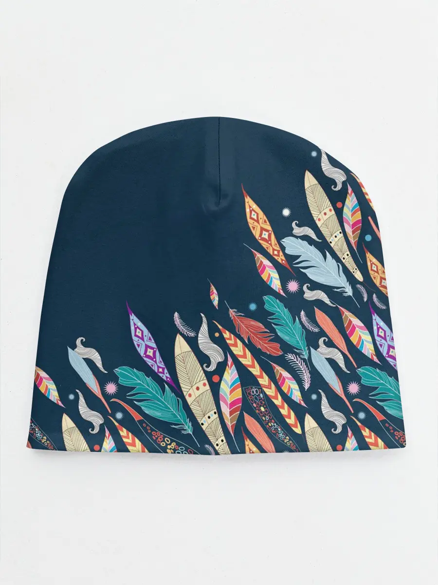 Детская шапка / Перья