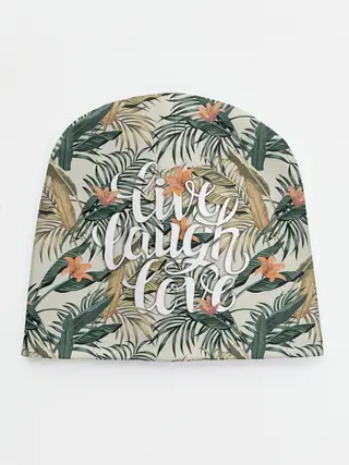 Детская шапка / Live laugh love