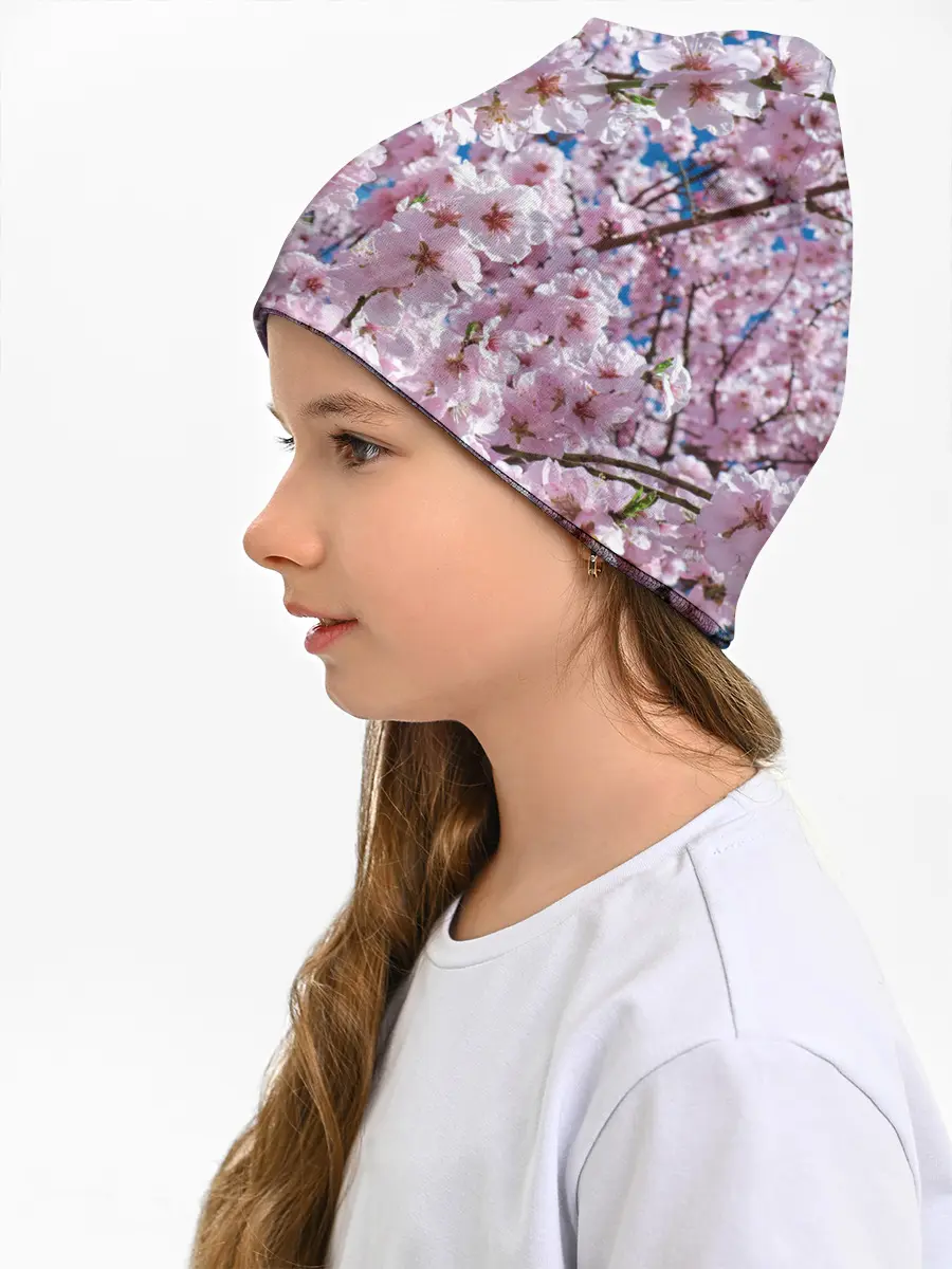 Детская шапка / Цветущая Сакура