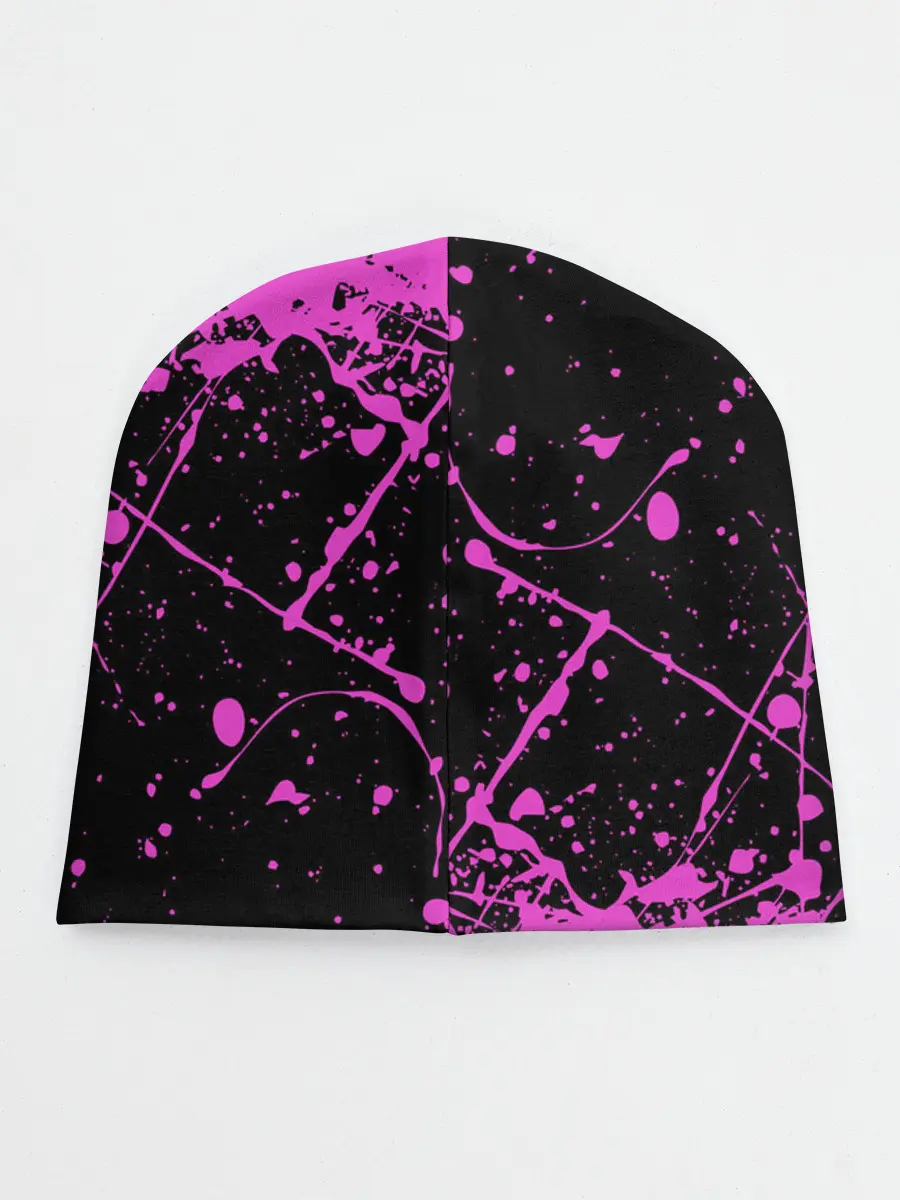 Детская шапка / Кира джоджо фиолетовые брызги