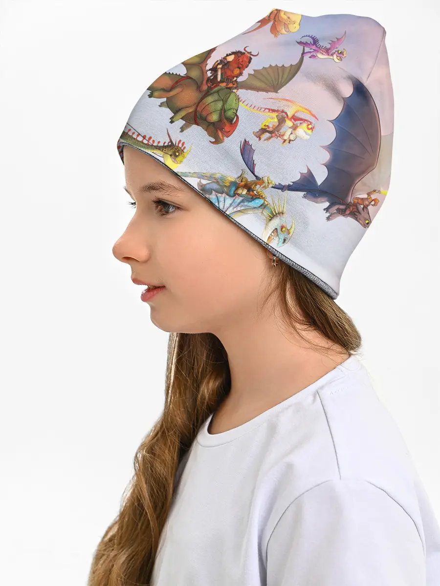 Детская шапка / Как приручить дракона