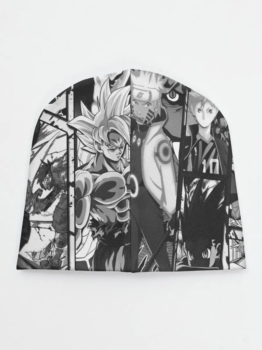 Детская шапка / EPIC MAIN ANIME CHARACTERS 3D! monochome