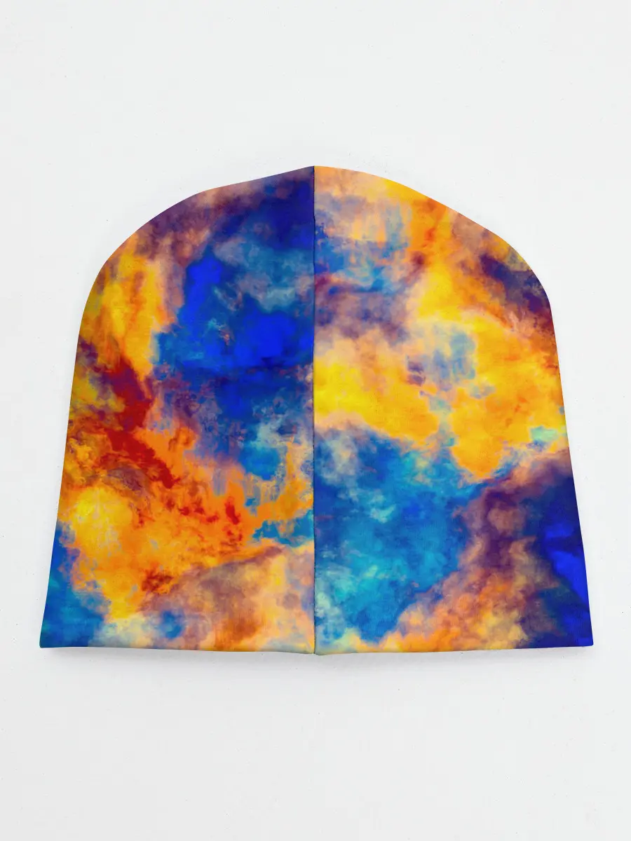 Детская шапка / Огненно-синий полутон