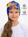 Детская шапка / Огненно-синий полутон