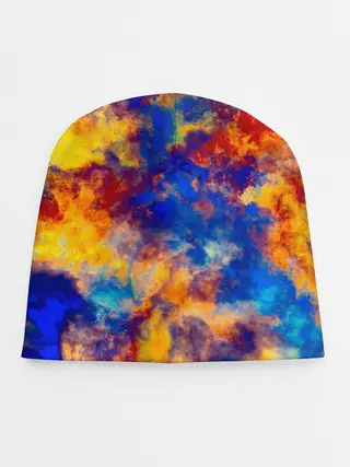 Детская шапка / Огненно-синий полутон