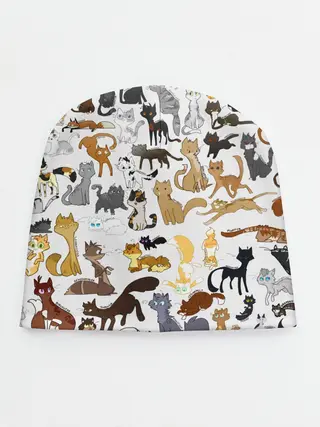 Детская шапка / Котоколлаж 01