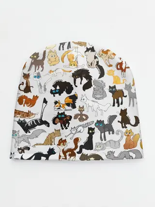 Детская шапка / Котоколлаж 03