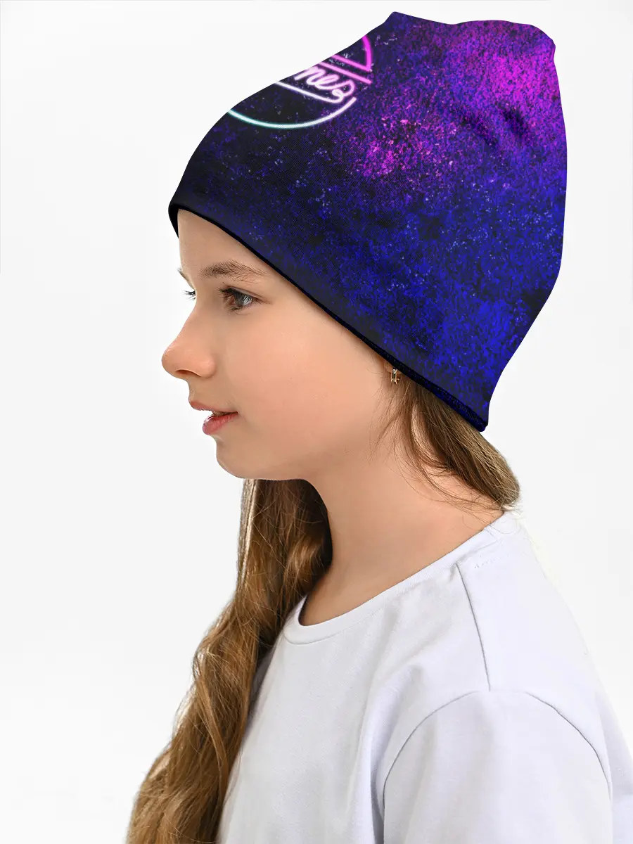 Детская шапка / Deftones. Neon logo