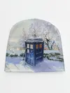 Детская шапка / ТАРДИС В СНЕГУ