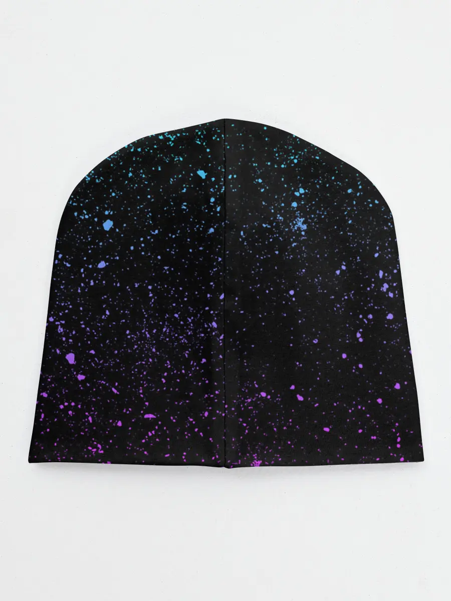 Детская шапка / Star Platina на черном брызги