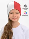Детская шапка / Красно-белая форма