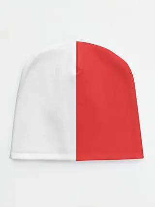 Детская шапка / Красно-белая форма