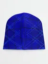 Детская шапка / Сине-черная геометрия 3D