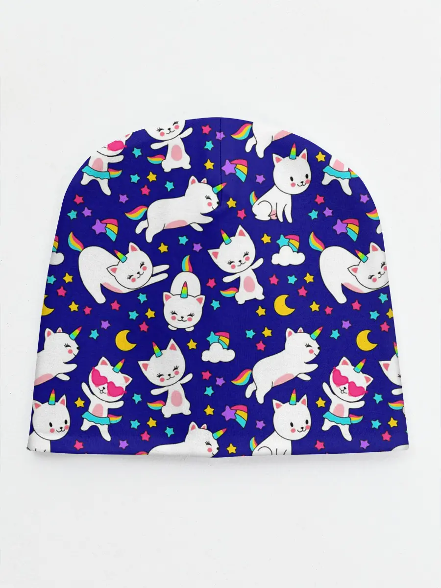 Детская шапка / Кот-Единорог