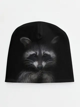 Детская шапка / Енот