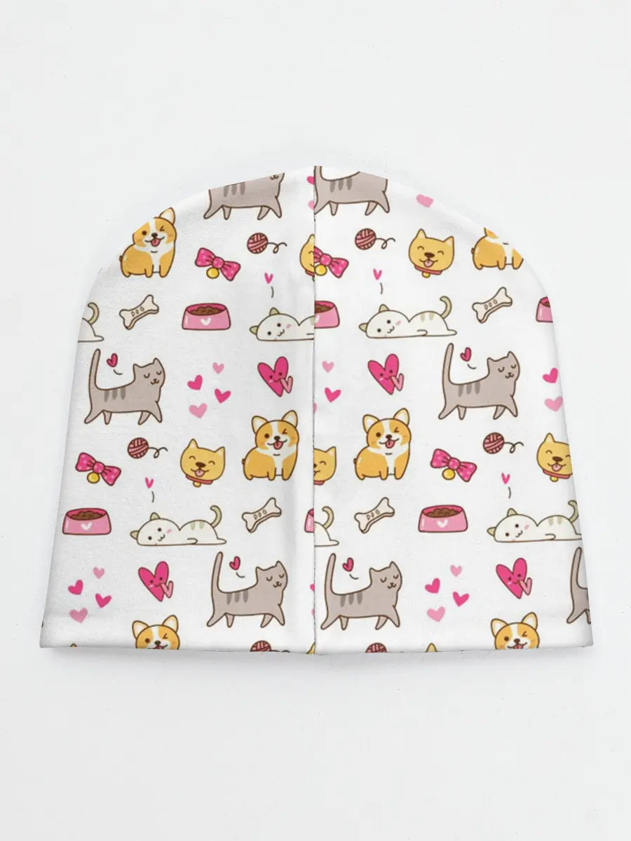 Детская шапка / Домашние питомцы