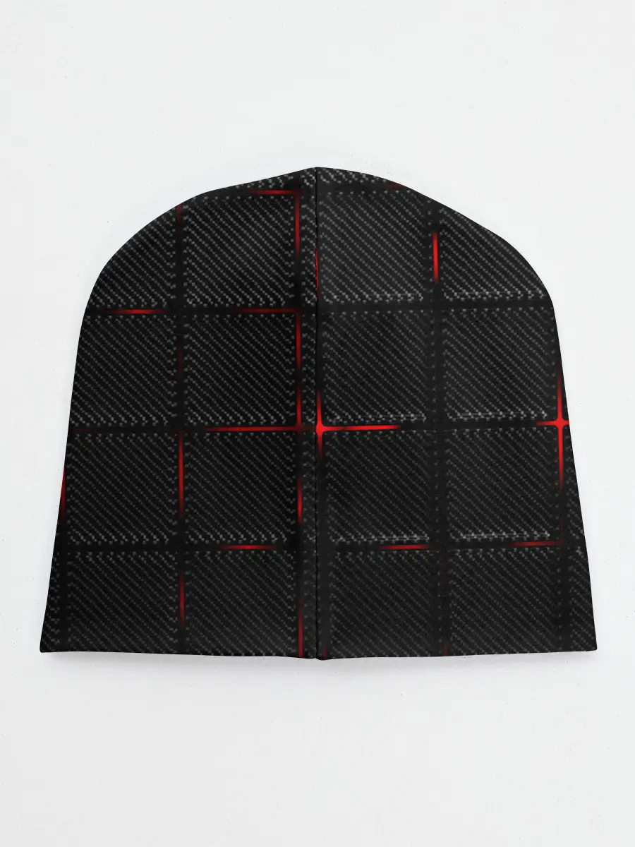 Детская шапка / 3D Плиты Red & Black