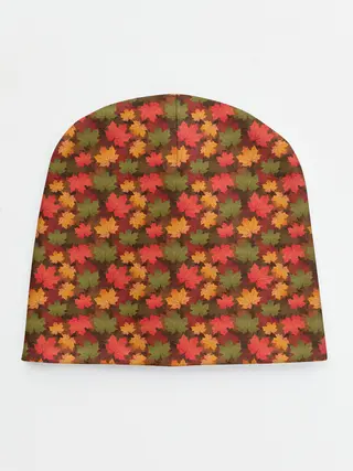 Детская шапка / Maple leaves