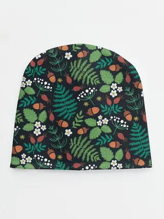 Детская шапка / Forest leaves