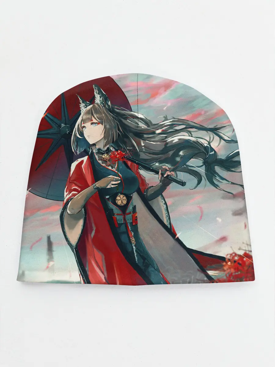 Детская шапка / Azur Lane red flowers