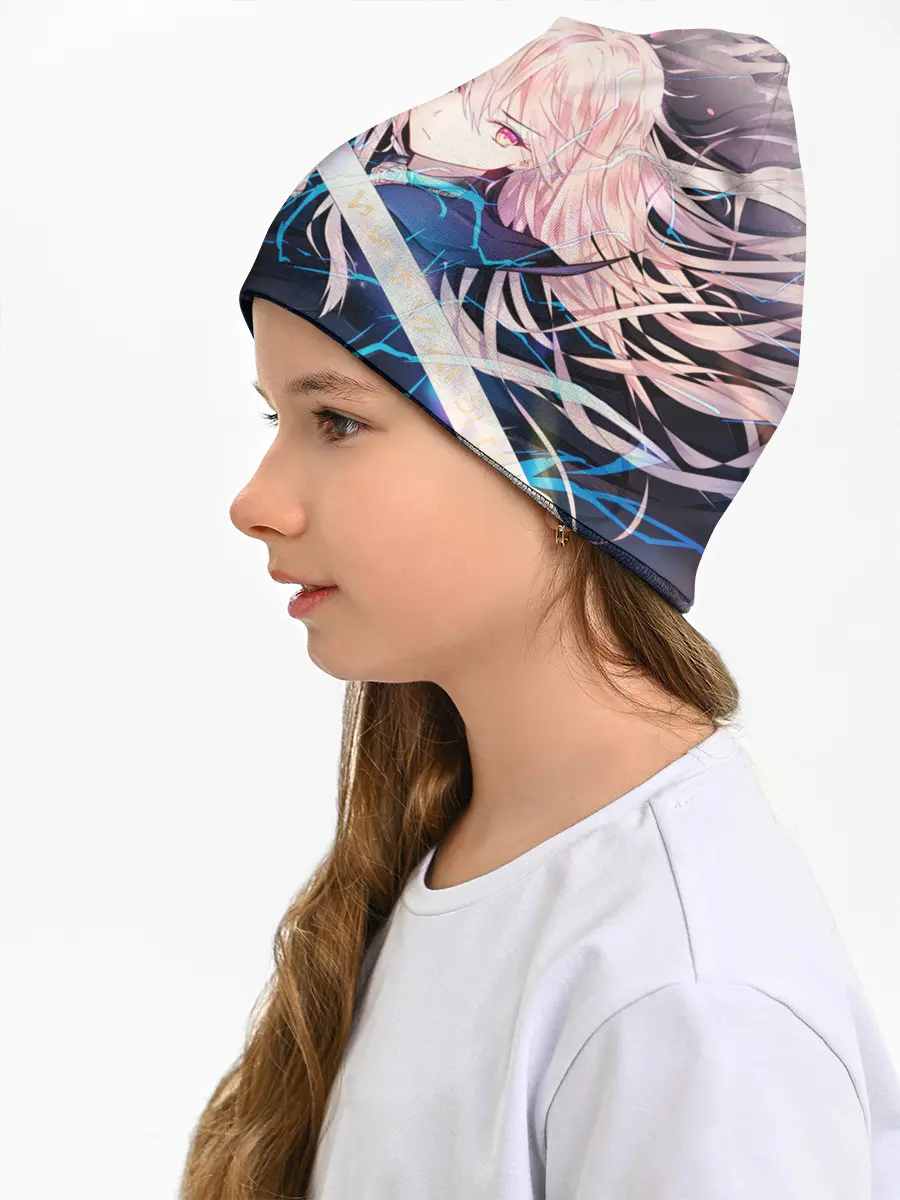 Детская шапка / Girl with katana