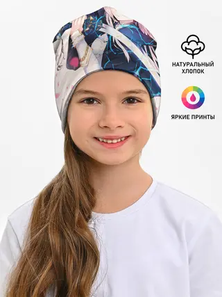 Детская шапка / Girl with katana