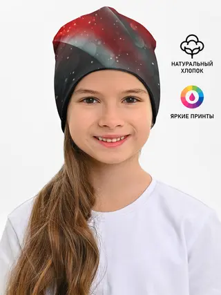 Детская шапка / Red & Black
