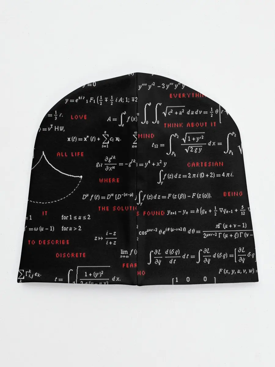 Детская шапка / Математические формулы