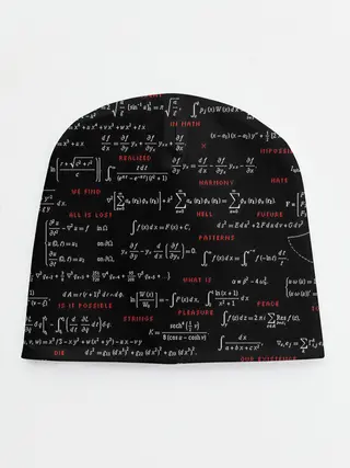 Детская шапка / Математические формулы