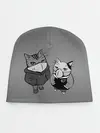Детская шапка / Котики в масках