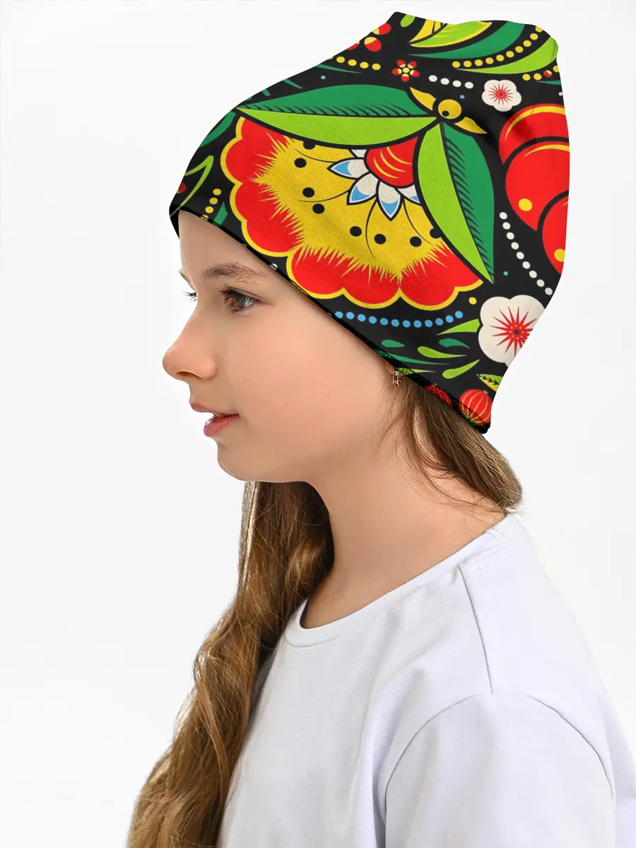 Детская шапка / Цветы