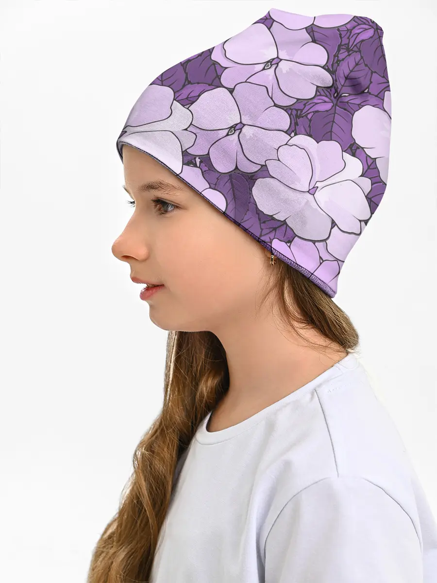 Детская шапка / Цветы