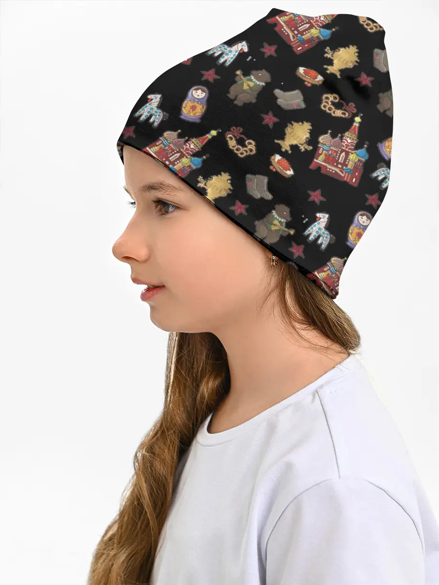 Детская шапка / Москва символика