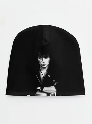 Детская шапка / ВИКТОР ЦОЙ Ч/Б