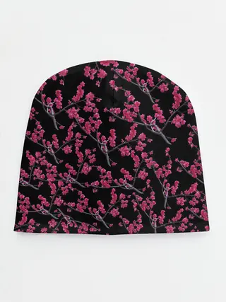Детская шапка / Ветка сакура