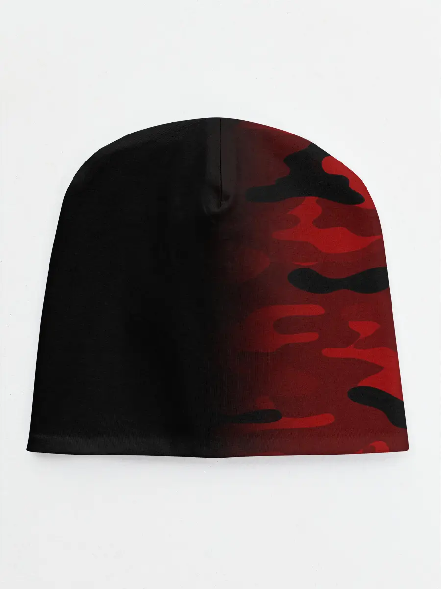 Детская шапка / RED BLACK MILITARY CAMO | КРАСНЫЙ КАМУФЛЯЖ