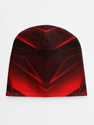 Детская шапка / GEOMETRY STRIPES | КРАСНАЯ ГЕОМЕТРИЯ