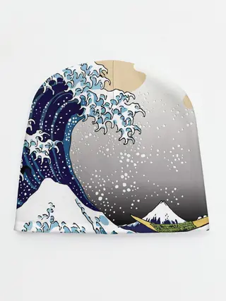 Детская шапка / The great wave off kanagawa