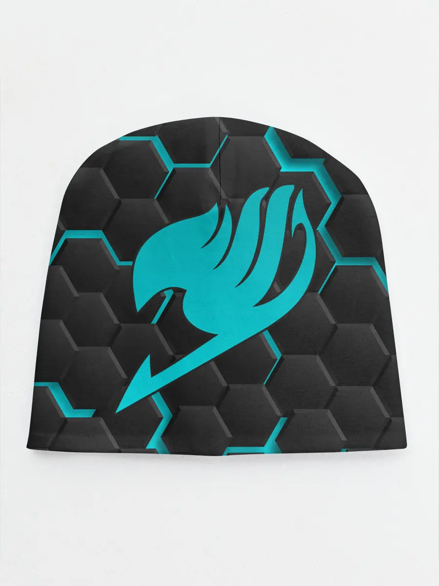 Детская шапка / Хвост Феи голубые соты