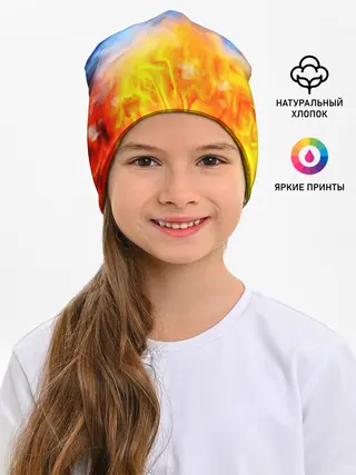 Детская шапка / ЛЕД И ПЛАМЯ