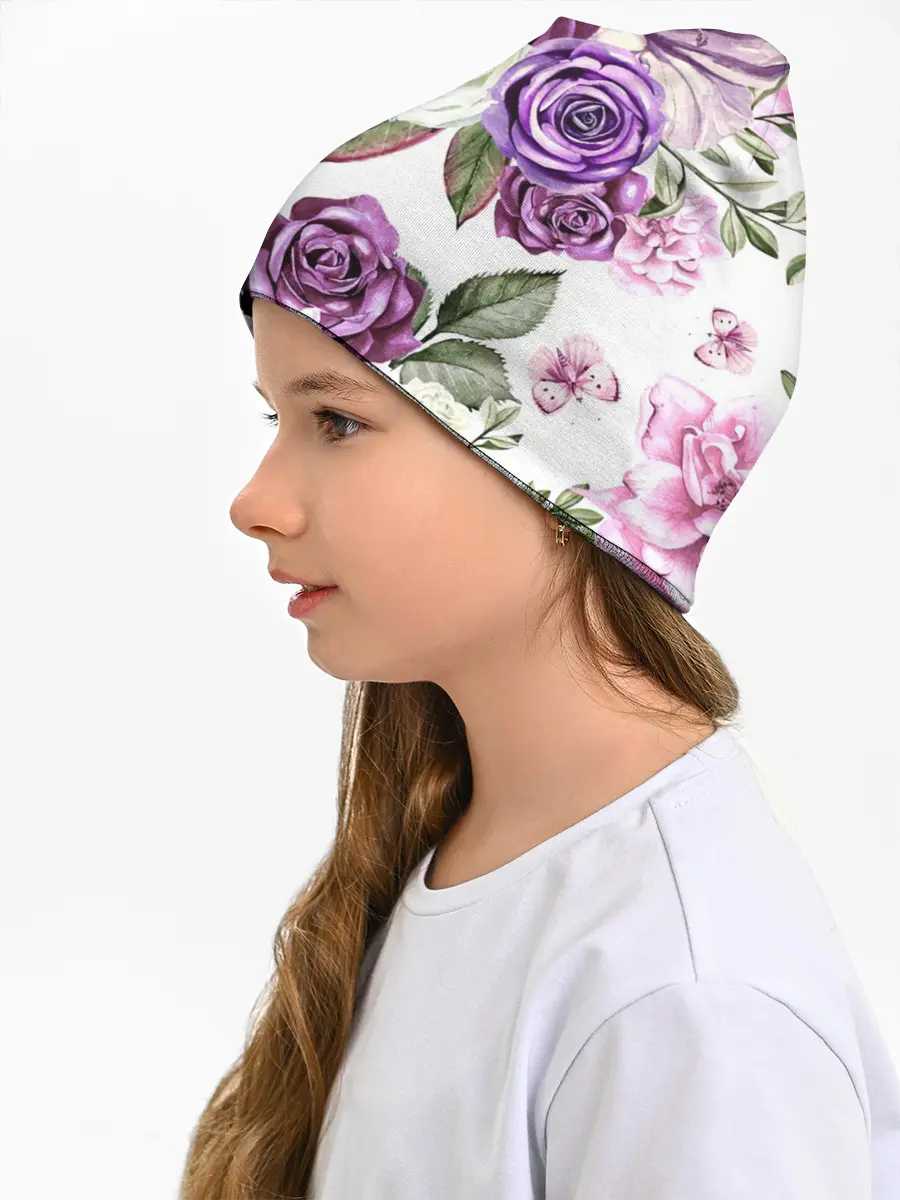 Детская шапка / Красивые розы