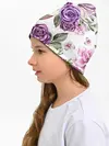 Детская шапка / Красивые розы