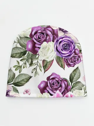 Детская шапка / Красивые розы