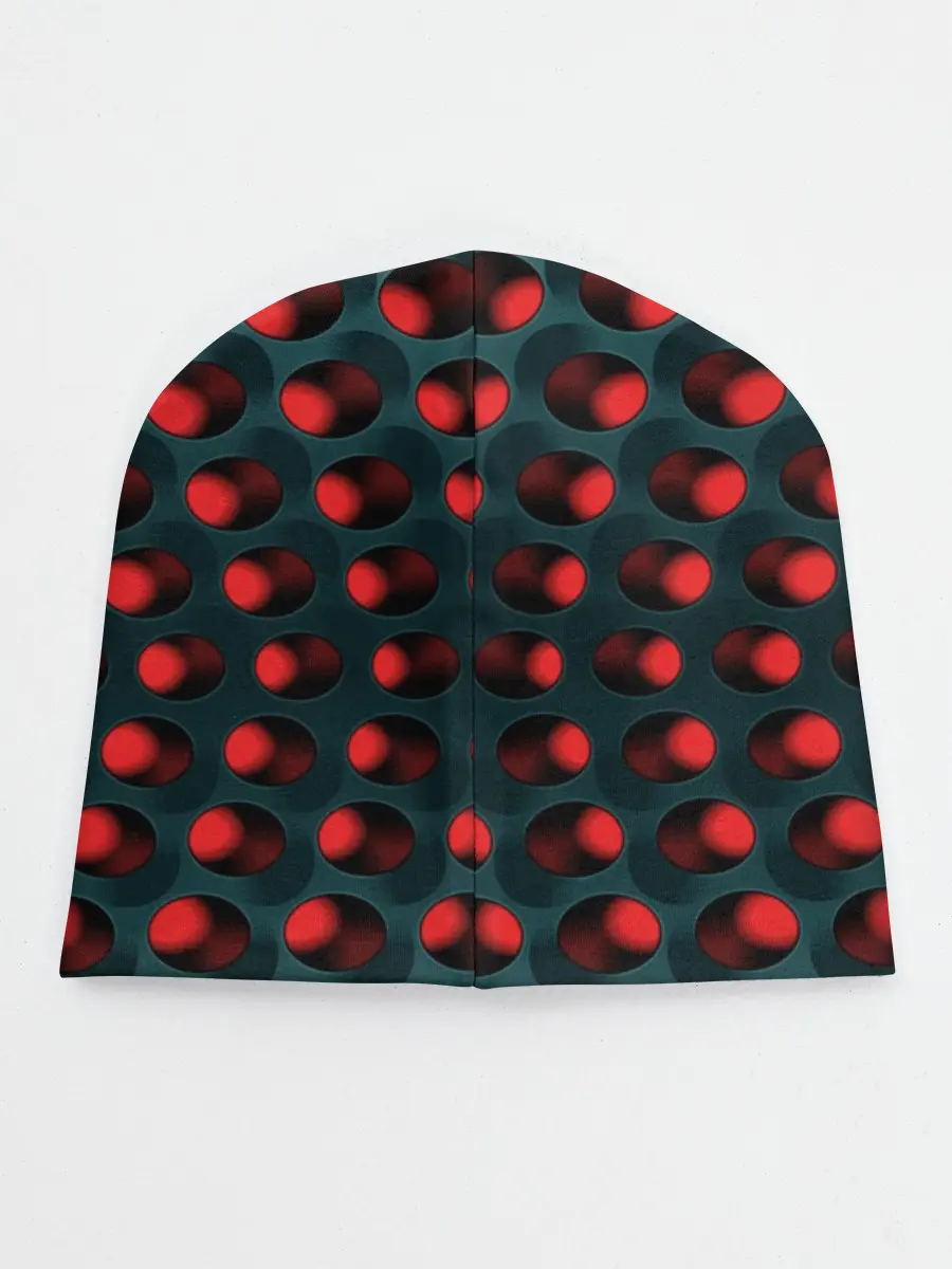 Детская шапка / Раскалённый красный 3Д