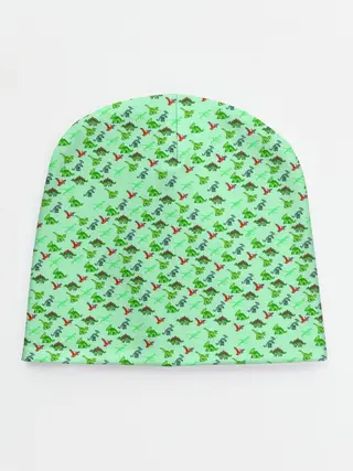 Детская шапка / dinosaurs green