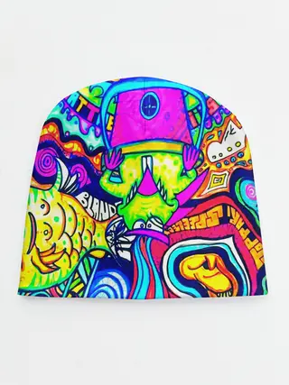 Детская шапка / КИСЛОТНЫЕ РИСУНОК